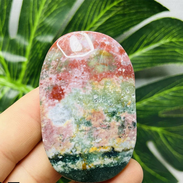 Sea Jasper Palm Stone-ToShay.org