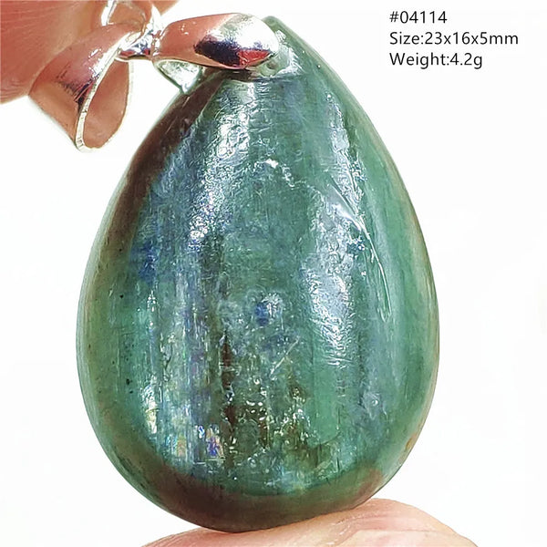 Green Kyanite Pendant-ToShay.org