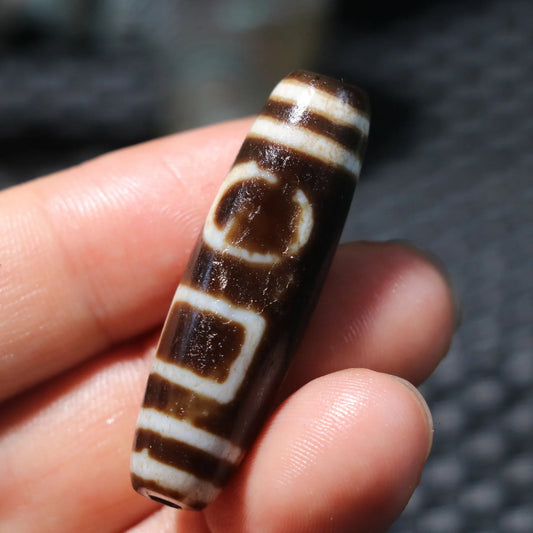Tibetan Agate Eye Dzi Beads-ToShay.org