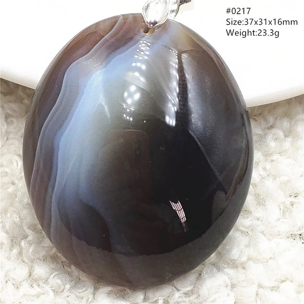 Black Agate Pendant-ToShay.org