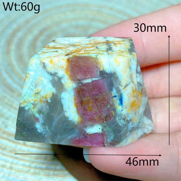 Pink Tourmaline Slice-ToShay.org