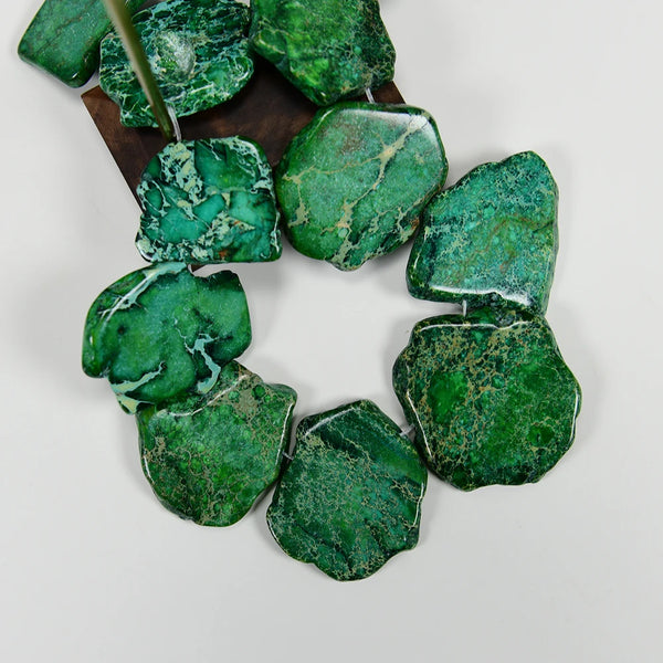 Green Sea Sediment Jasper Beads-ToShay.org