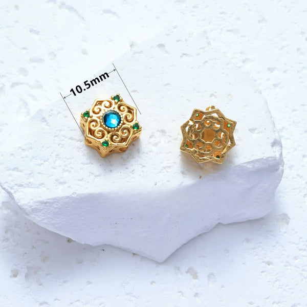 Blue Cats Eye Beads-ToShay.org