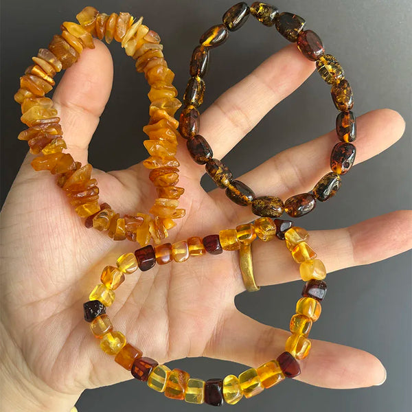 Yellow Amber Bracelets-ToShay.org
