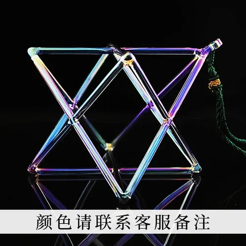 Rainbow Crystal Singing Pyramid-ToShay.org
