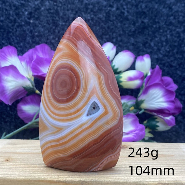 Red Lace Agate Flame-ToShay.org