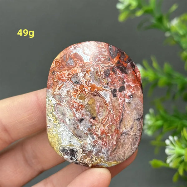 Red Agate Palm Stone-ToShay.org