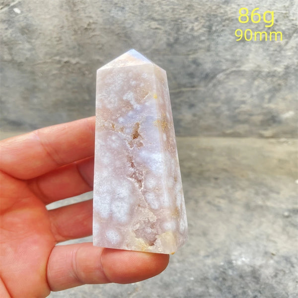Pink Amethyst Cherry Blossom Agate-ToShay.org