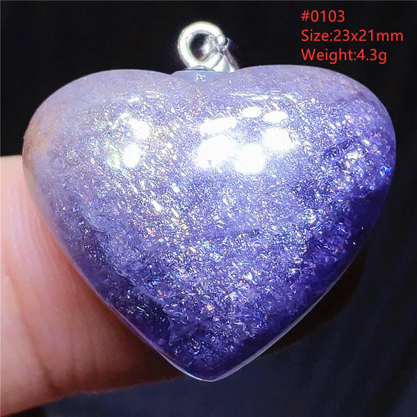 Blue Blood Red Lolite Pendant-ToShay.org