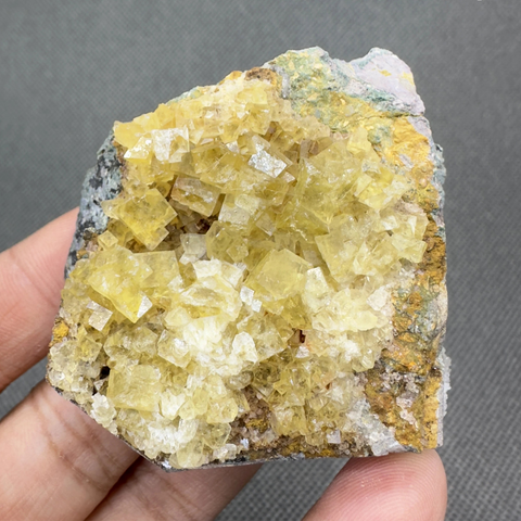 Yellow Fluorite Cluster-ToShay.org