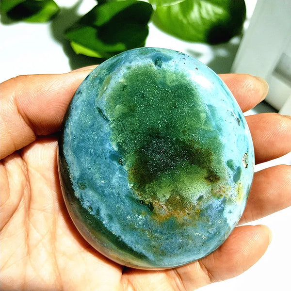 Ocean Jasper Palm Stone-ToShay.org