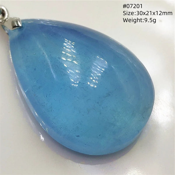 Blue Aquamarine Pendant-ToShay.org