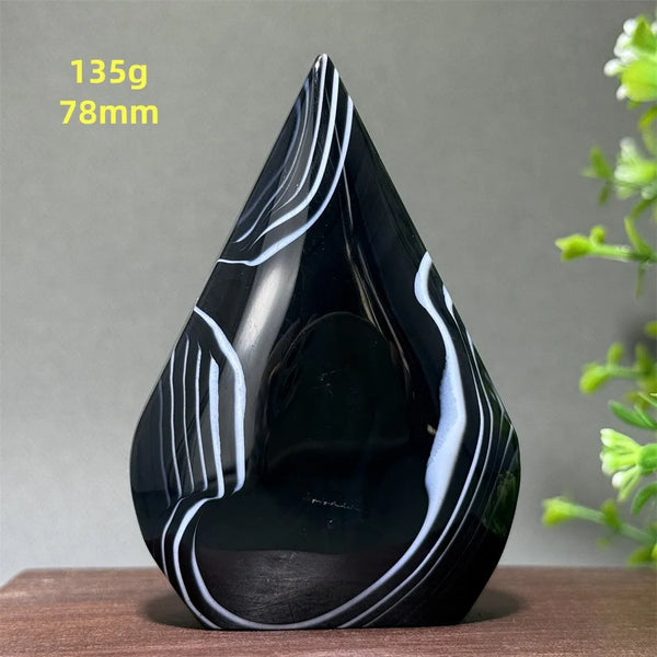 Black Agate Flame-ToShay.org