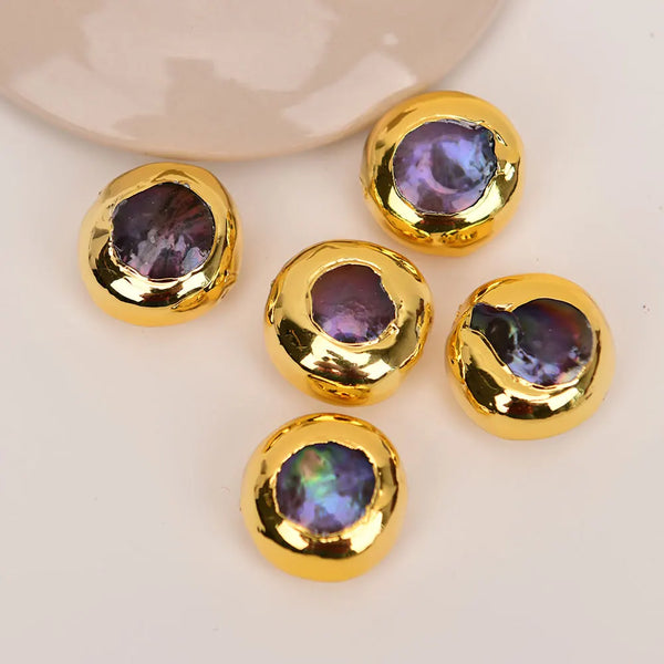 Black Pearl Coin Beads-ToShay.org