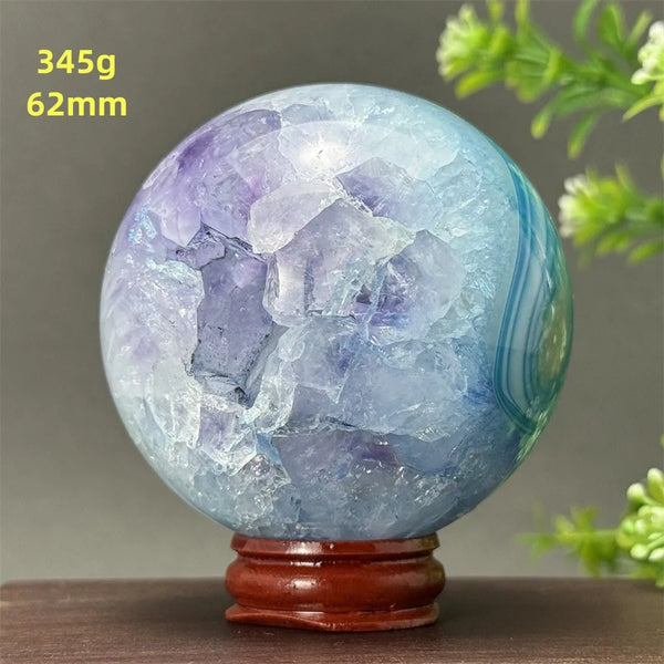 Blue Agate Ball-ToShay.org