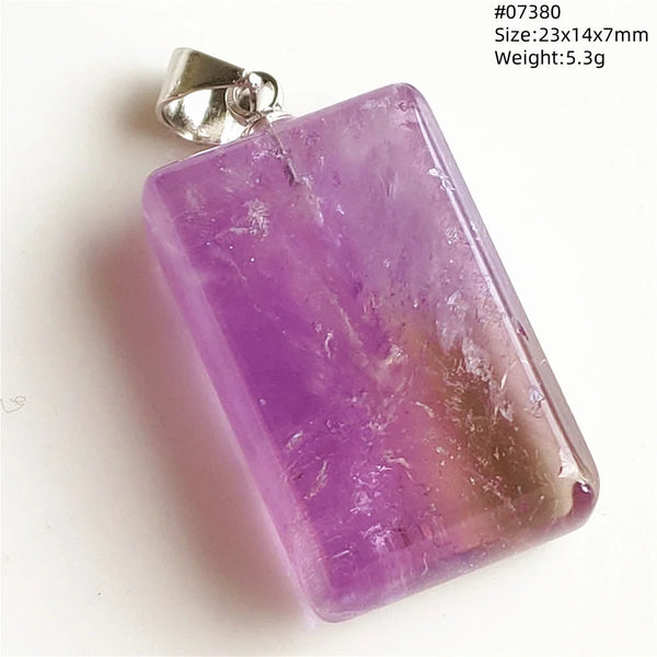 Purple Yellow Ametrine Pendant-ToShay.org