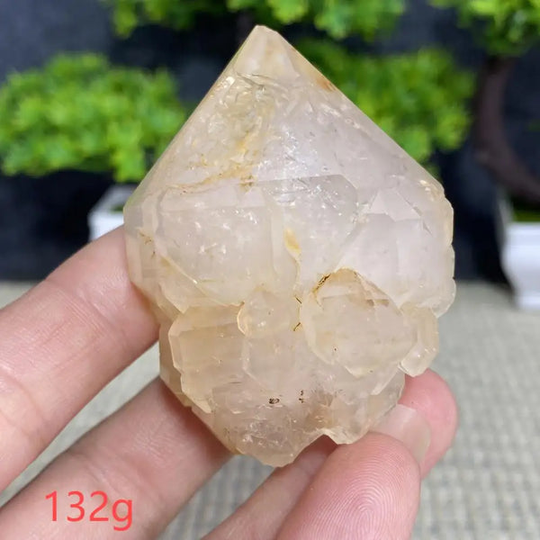 White Quartz Crystal Cluster-ToShay.org