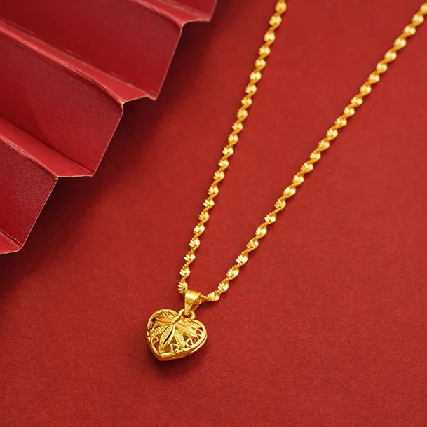 Gold Heart Pendant-ToShay.org