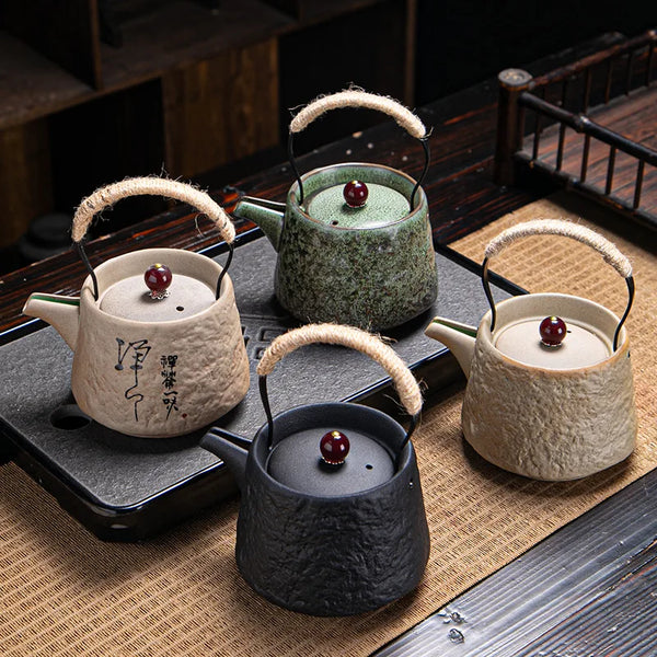 Pottery Ceramic Teapot-ToShay.org
