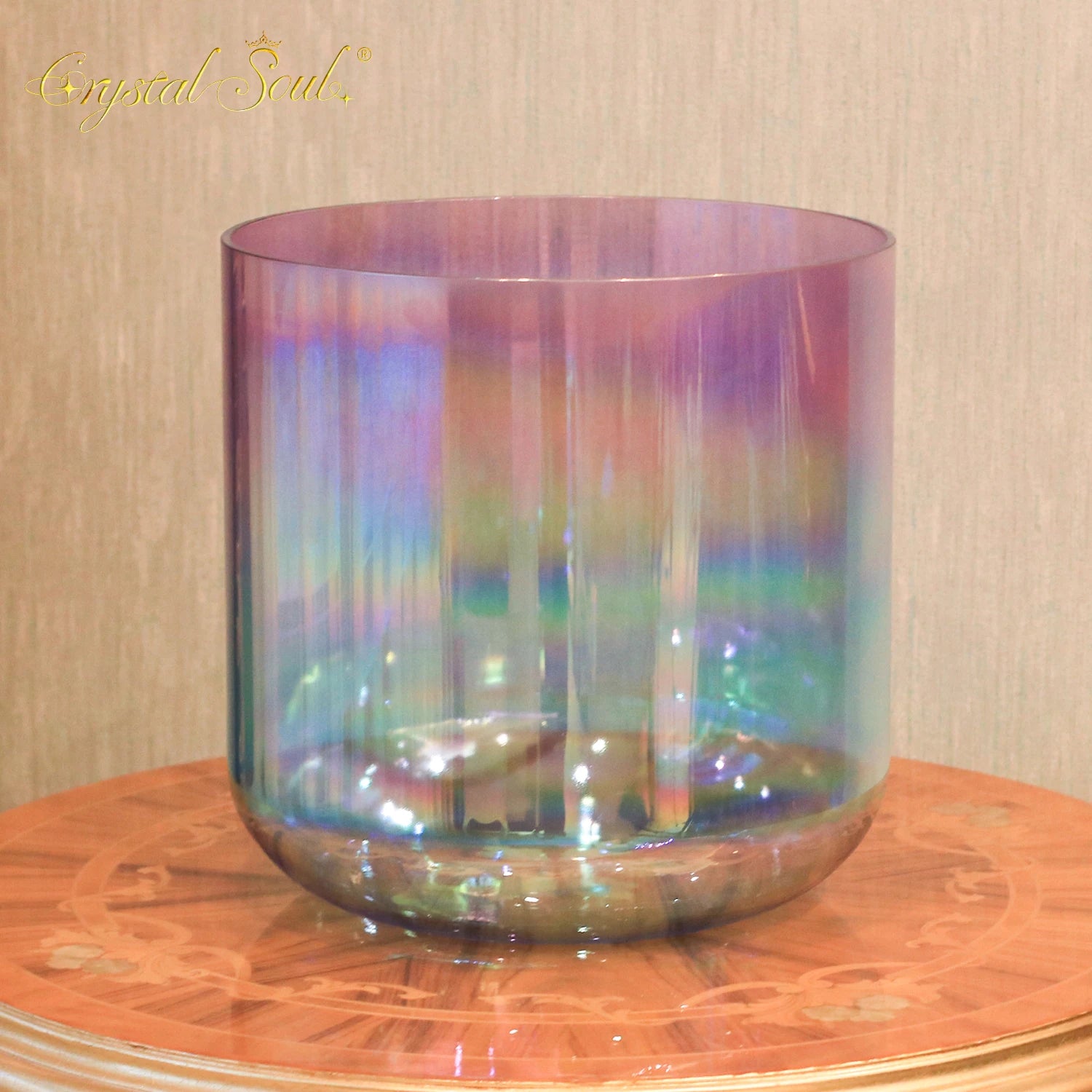 Crystal Soul High Quality Customized Colored Crystal Singing Bowl for Meditation-ToShay.org