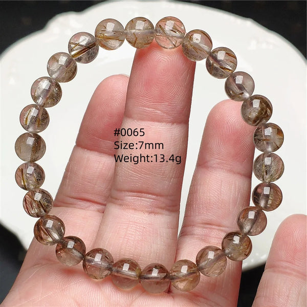 Silver Rutilated Quartz Bracelet-ToShay.org