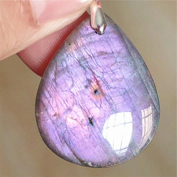 Blue Light Labradorite Pendant-ToShay.org