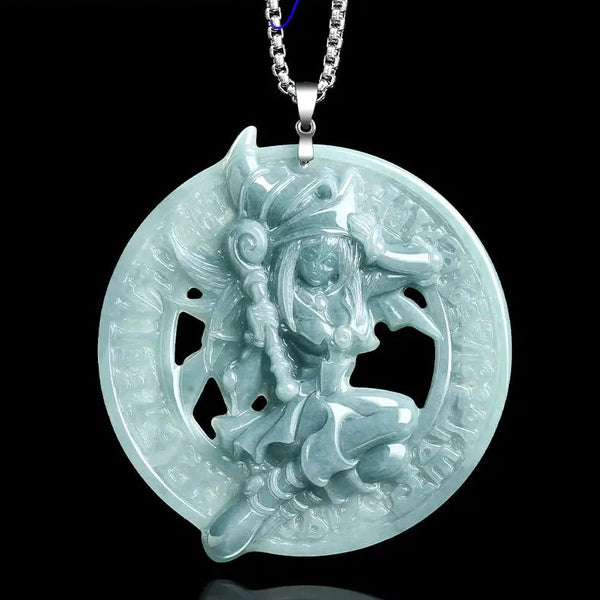 Blue Jadeite Pendant-ToShay.org