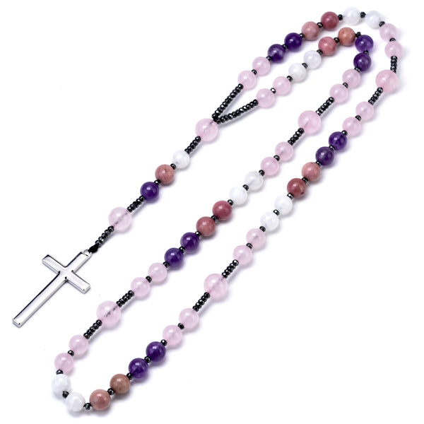 Mixed Crystal Rosary Beads-ToShay.org