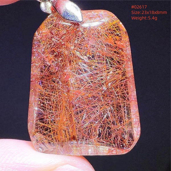 Gold Rutilated Quartz Pendant-ToShay.org