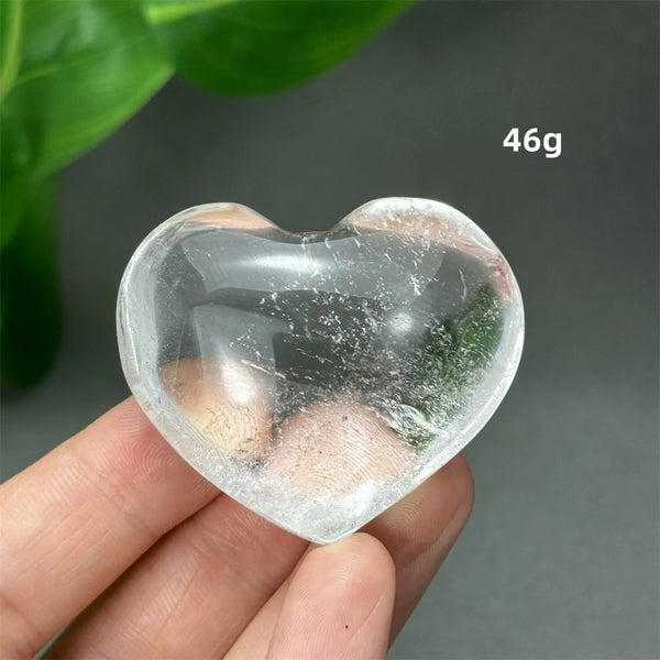 Clear Crystal Heart-ToShay.org