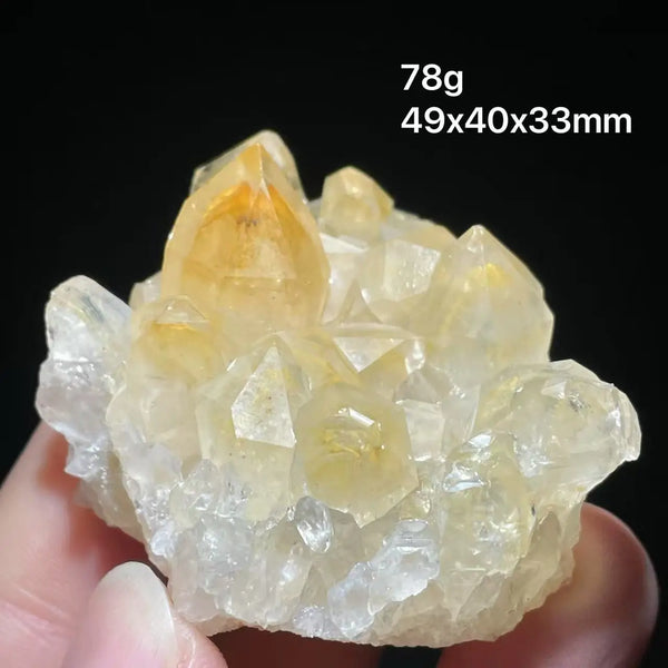 Yellow Citrine Crystal Cluster-ToShay.org