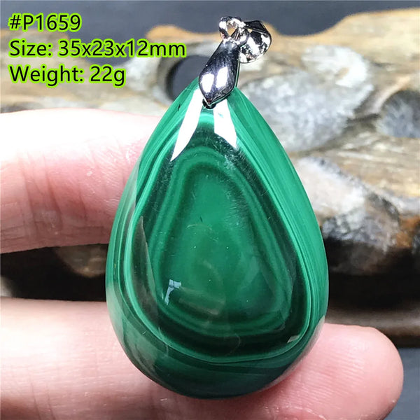 Green Malachite Pendant-ToShay.org