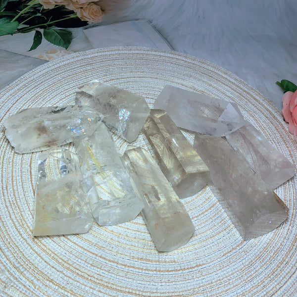 Clear Rainbow Quartz Point-ToShay.org