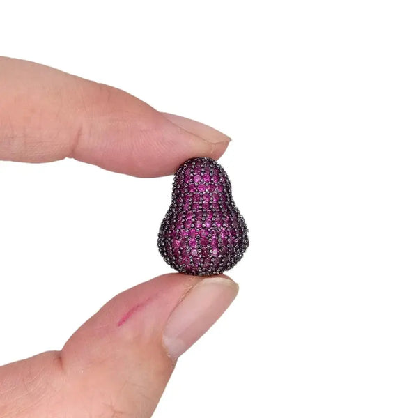 Purple Fuchsia Paved Beads-ToShay.org