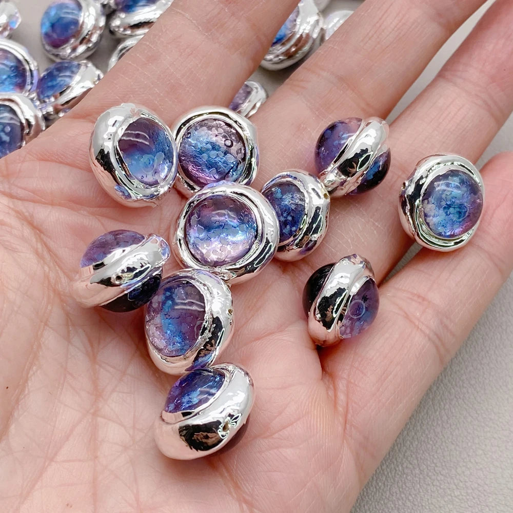 Purple Murano Glass Beads-ToShay.org