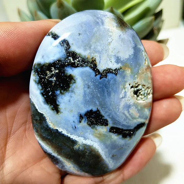 Ocean Jasper Palm Stone-ToShay.org