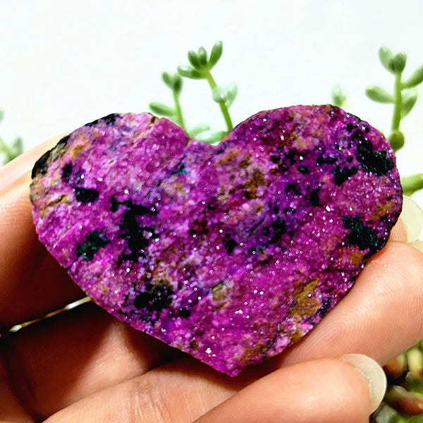 Pink Cobalt Calcite Heart-ToShay.org