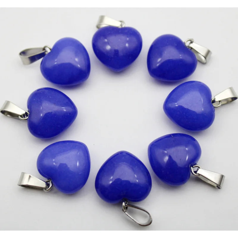 Mixed Quartz Agate Hearts-ToShay.org