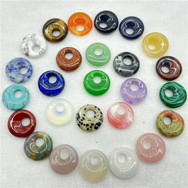 Mixed Crystal Donut Beads-ToShay.org