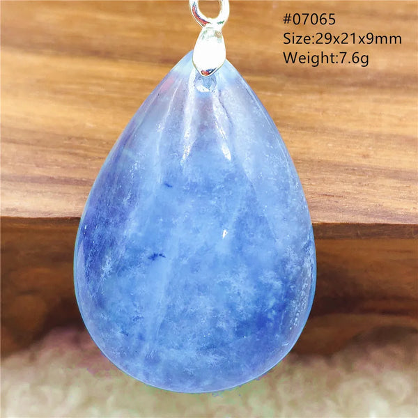 Blue Aquamarine Pendant-ToShay.org