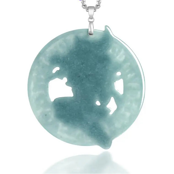 Blue Jadeite Pendant-ToShay.org