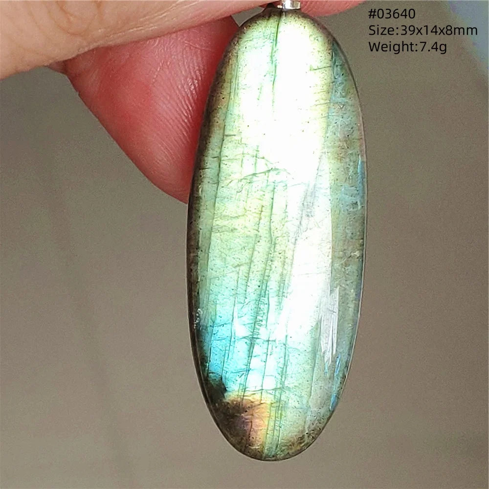 Blue Purple Labradorite Pendant-ToShay.org