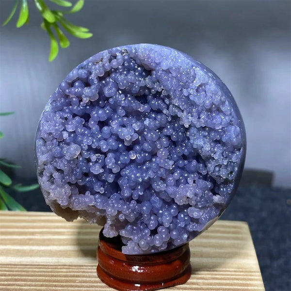 Purple Grape Agate Ball-ToShay.org