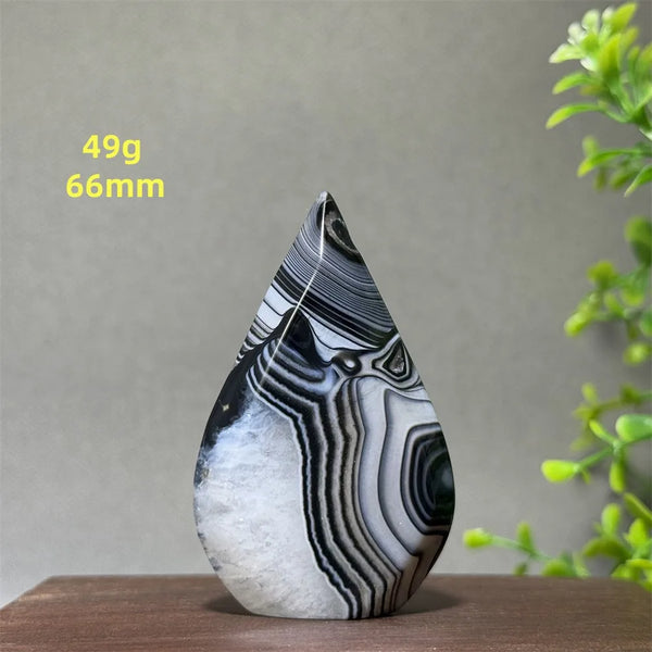 Black Striped Agate Torch-ToShay.org