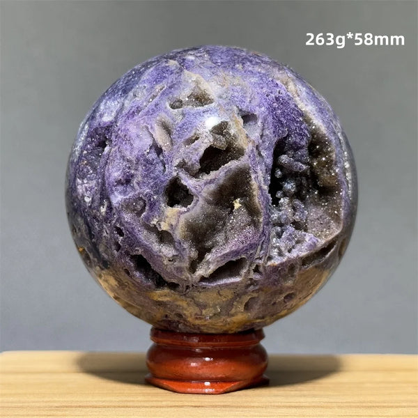 Purple Sphalerite Ball-ToShay.org
