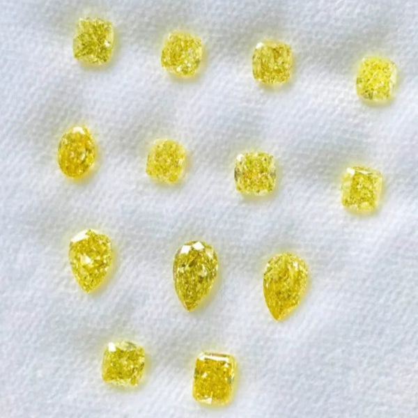Yellow Crystal Cut Diamond-ToShay.org