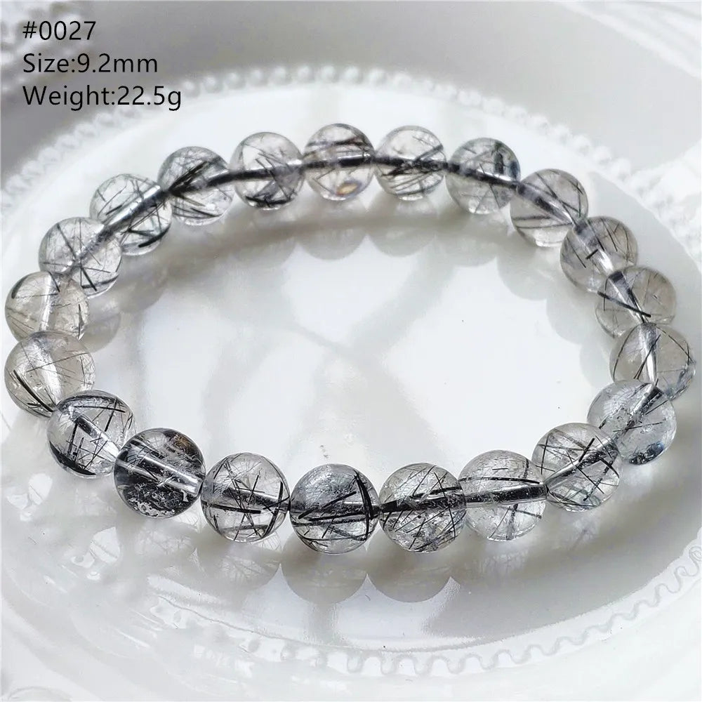 Black Rutilated Quartz Bracelet-ToShay.org