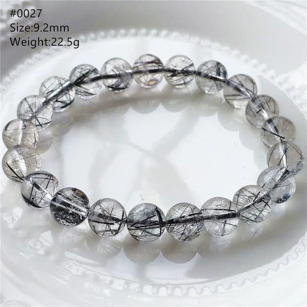 Black Rutilated Quartz Bracelet-ToShay.org