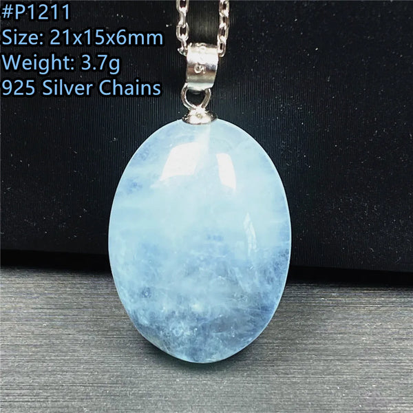 Blue Aquamarine Pendent-ToShay.org