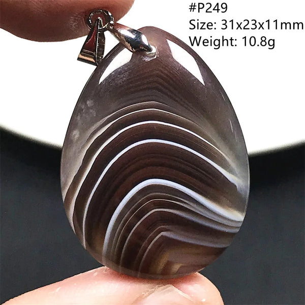Black Lace Agate Pendant-ToShay.org